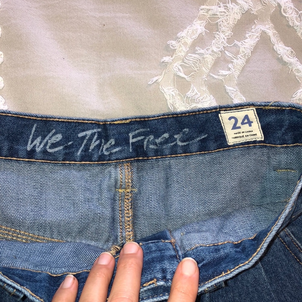 Free People size car mini cotton skirt size 24 - Picture 6 of 6